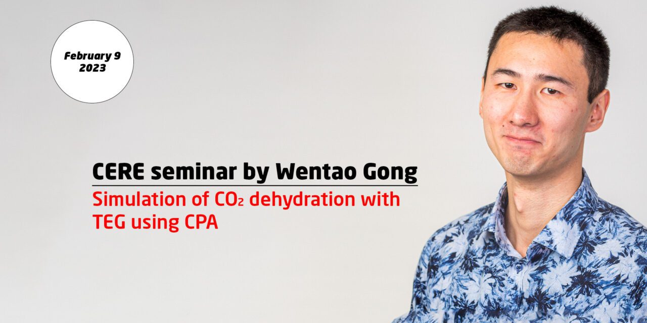 Simulation of CO2 dehydration with TEG using CPA