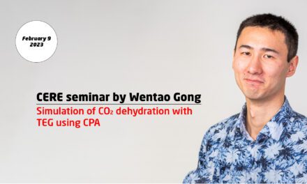 Simulation of CO2 dehydration with TEG using CPA